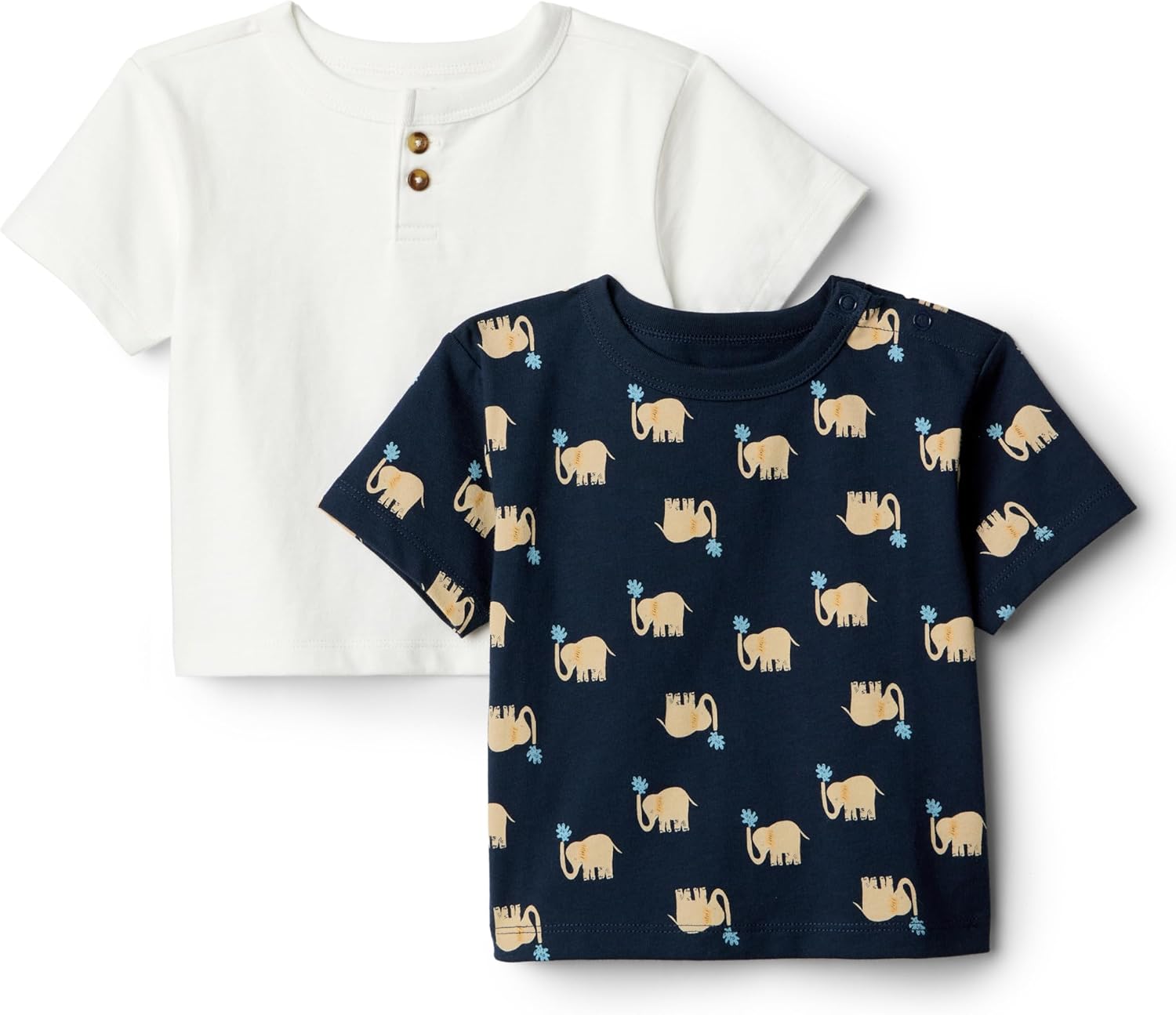 Thumbnail 6 de Amazon Essentials x Sofia Grainge T-shirt Girocollo a Maniche Corte in Cotone — Pacco da 2 (0–24)