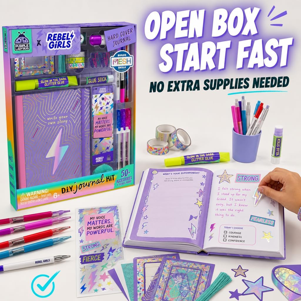 Thumbnail 5 de Rebel Girls DIY Journal Kit for Girls 6-12