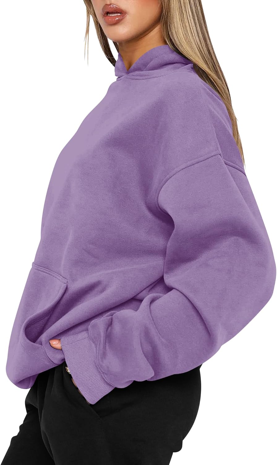 Thumbnail 3 de TICTICMIMI Women's Loose Fleece Hoodie with Pocket