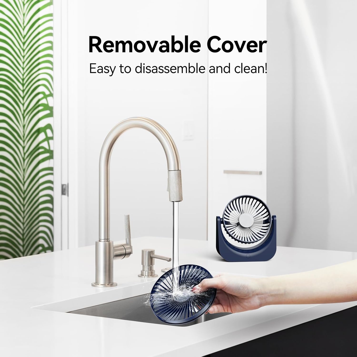 Thumbnail 4 de VOXON USB Desk Fan (Small Table Fan) with 5 Speeds and 90° Vertical Rotation