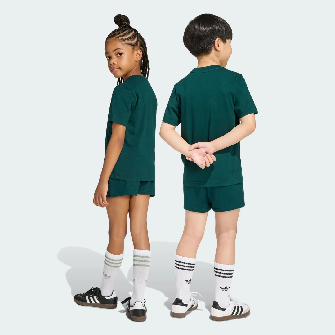 Thumbnail 1 de Adidas Conjunto camiseta y pantalón corto Verde