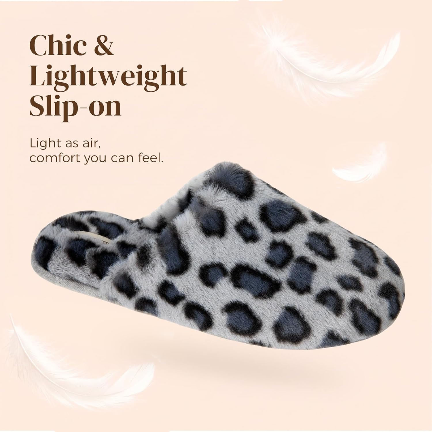 Thumbnail 4 de Snug Leaves Fuzzy Scuff Slippers 5-6