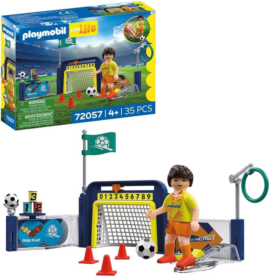 Detalle de PLAYMOBIL My Life Stazione di allenamento per calcio 72057