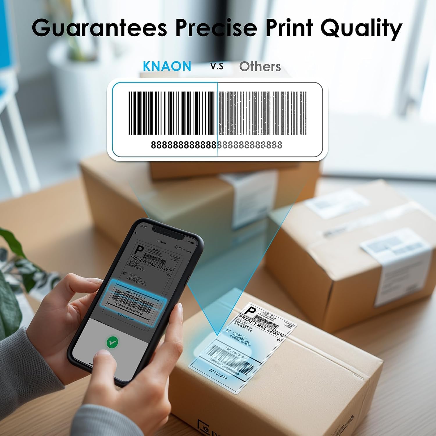 Thumbnail 6 de KNAON Label Printer Bluetooth Y41BT: Compact, versatile 4x6 shipping label printer for small business sellers