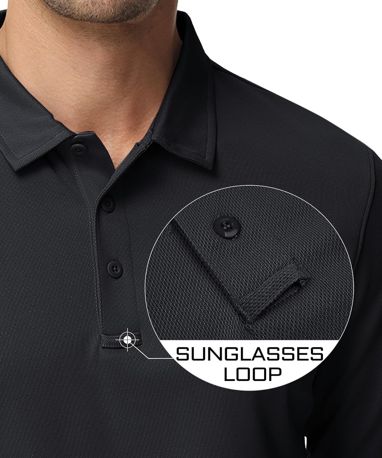 Thumbnail 3 de MAGCOMSEN Men's Polo 3 Button Quick Dry