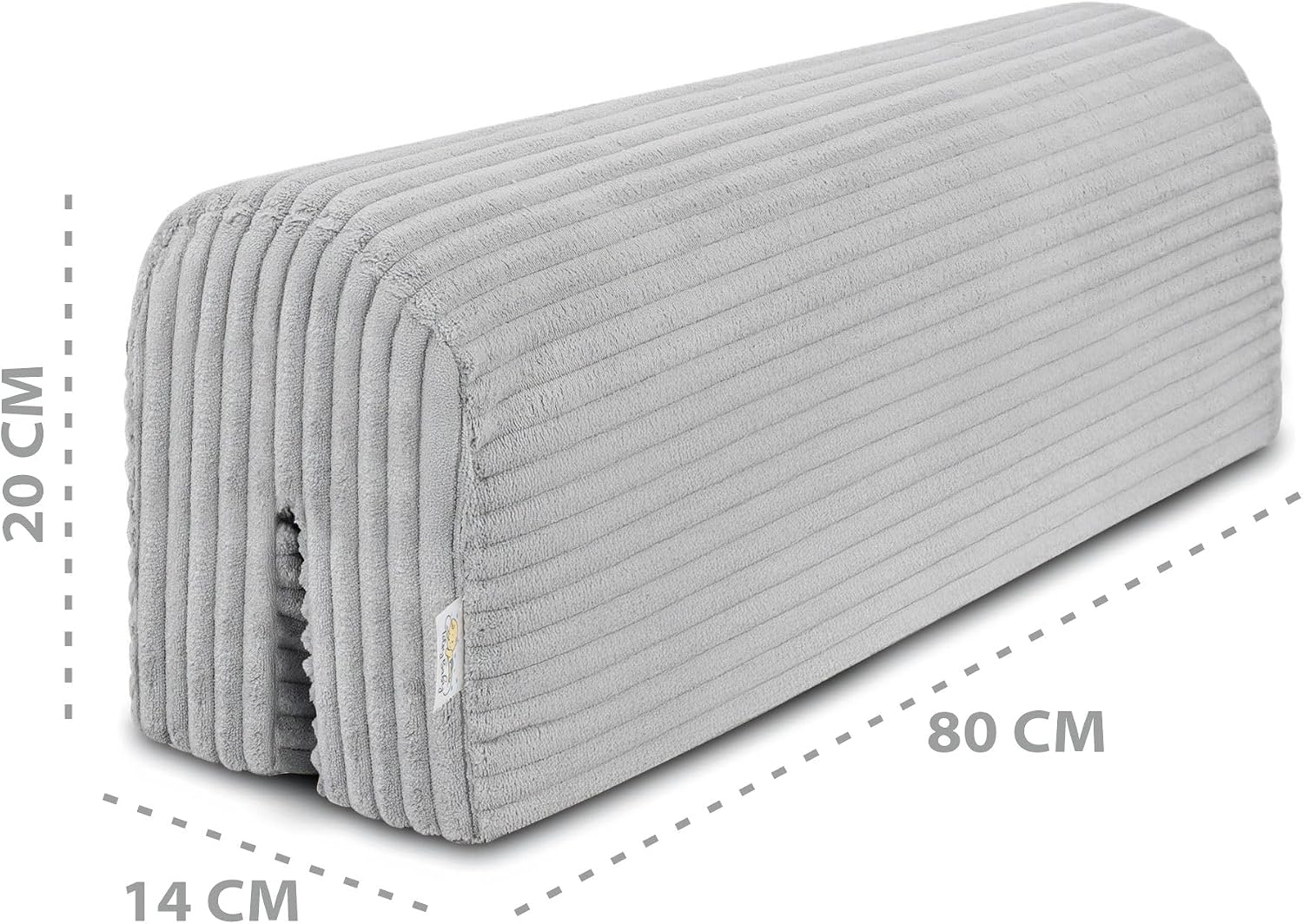 Detalle 2 de Bettkantenschutz 80 cm für Kinderbetten Hellgrau