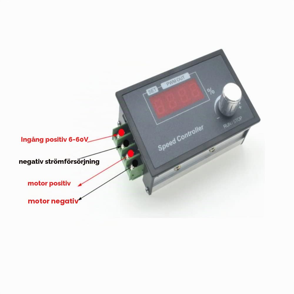 Thumbnail 2 de Aideepen PWM-motorvarvtalsregulator för borstad DC-motor, 6–60 V, 30 A