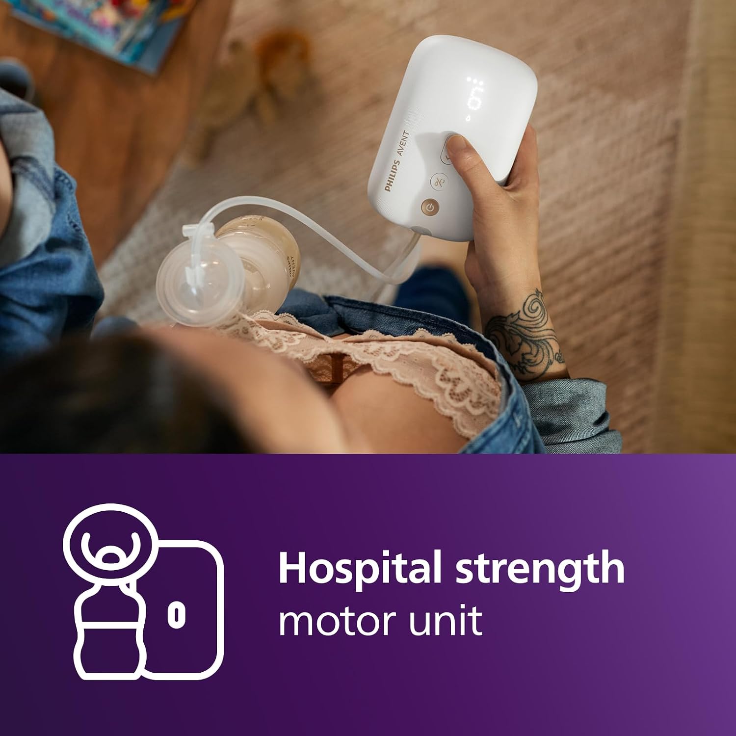 Detalle 2 de Philips Avent SCF396/31 single electric breast pump 🤱