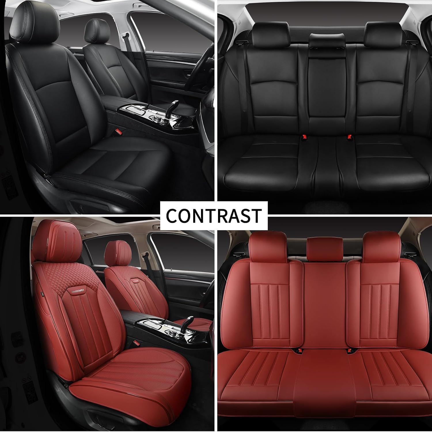 Thumbnail 5 de COVER EMPIRE Red Seat Covers Full Set
