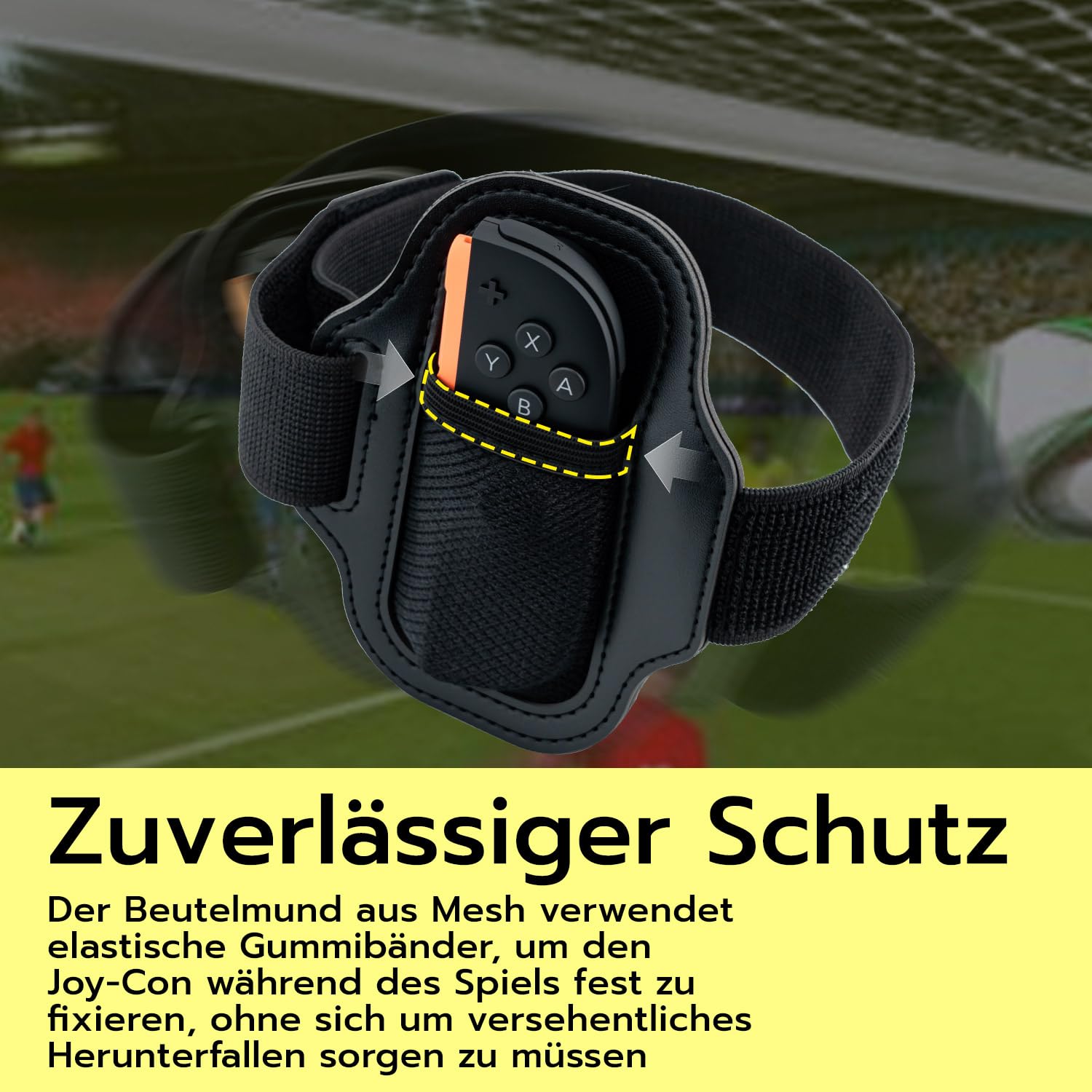 Detalle de Wigearss 2 Stück Verstellbarer Sport-Beinriemen für Nintendo Switch Joy-Con