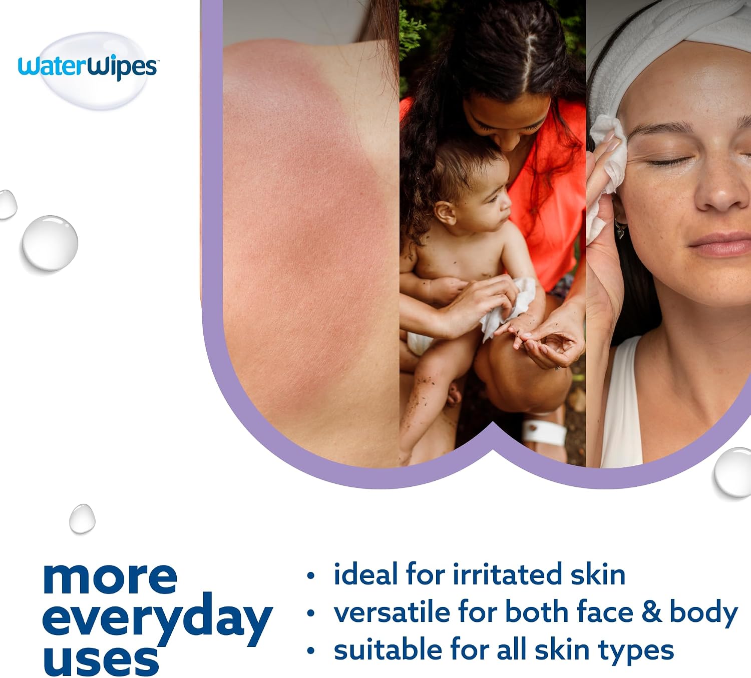 Thumbnail 4 de WaterWipes Sensitive+ Soothing Wipes 360 Count