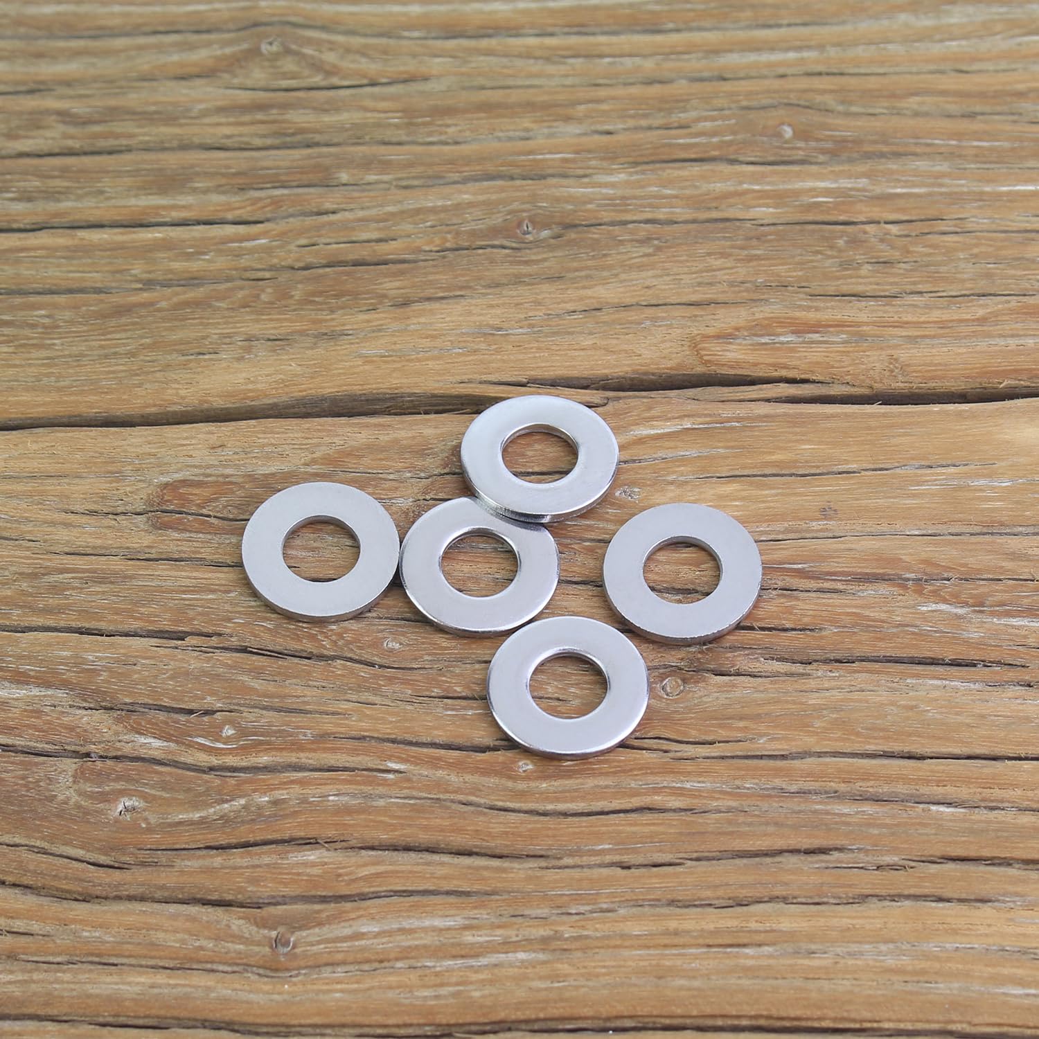 Detalle 2 de Sutemribor Sutemribor-Flat-Washers 1/4-Inch Stainless Flat Washers, 304 Steel, 110-Pack