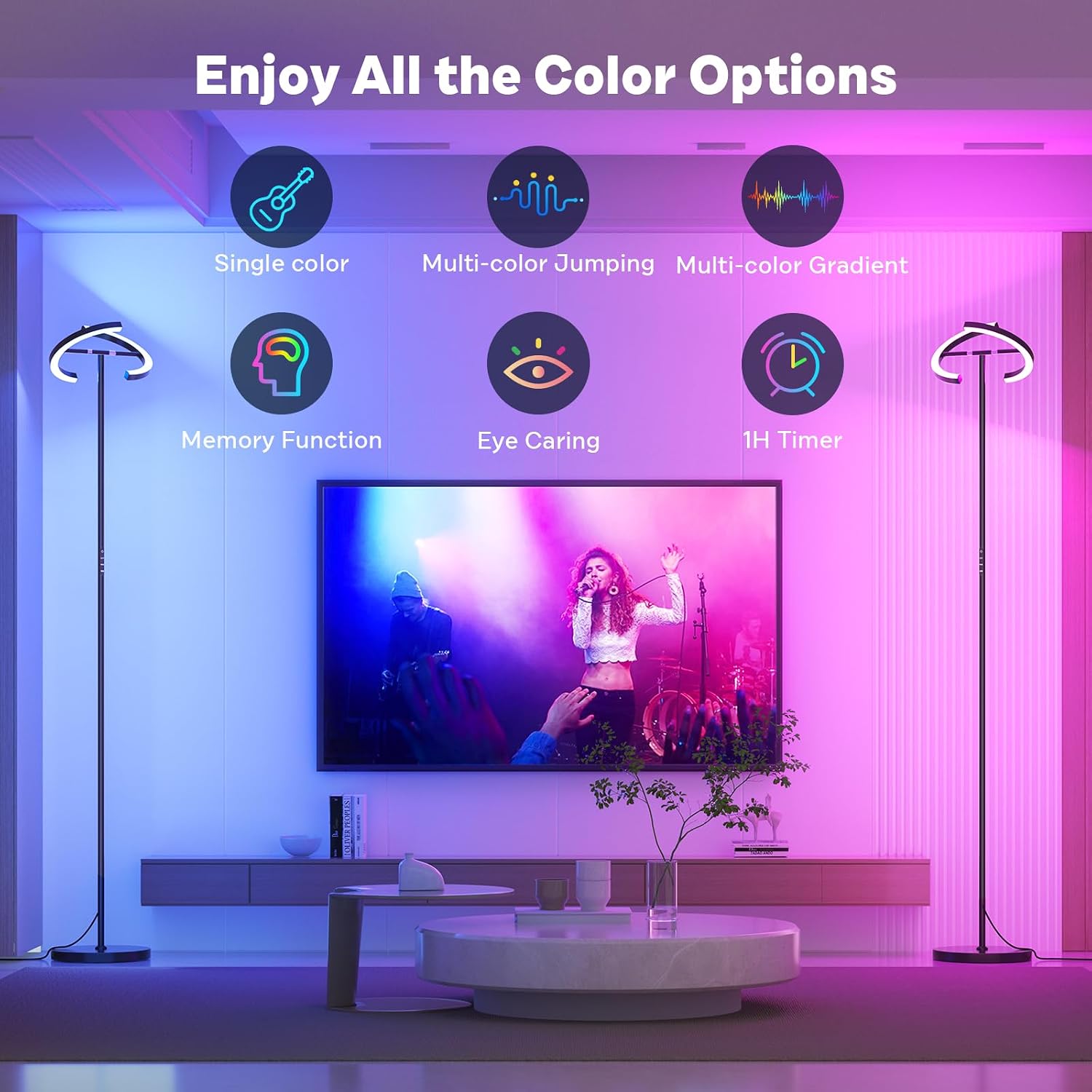 Thumbnail 2 de SIBRILLE RGB Floor Lamp with Remote Control