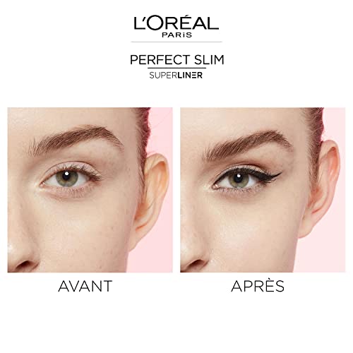Detalle de L'Oréal Paris Super Liner Perfect Slim Eyeliner Waterproof Noir Intense – précision eyeliner waterproof