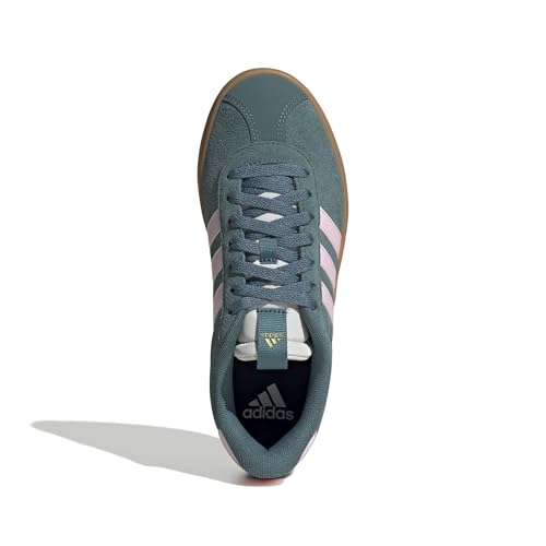 Detalle de adidas Mujer VL Court 3.0 Shoes (Preloved) Teal/Clear Pink/Gold Metallic — guía de compra