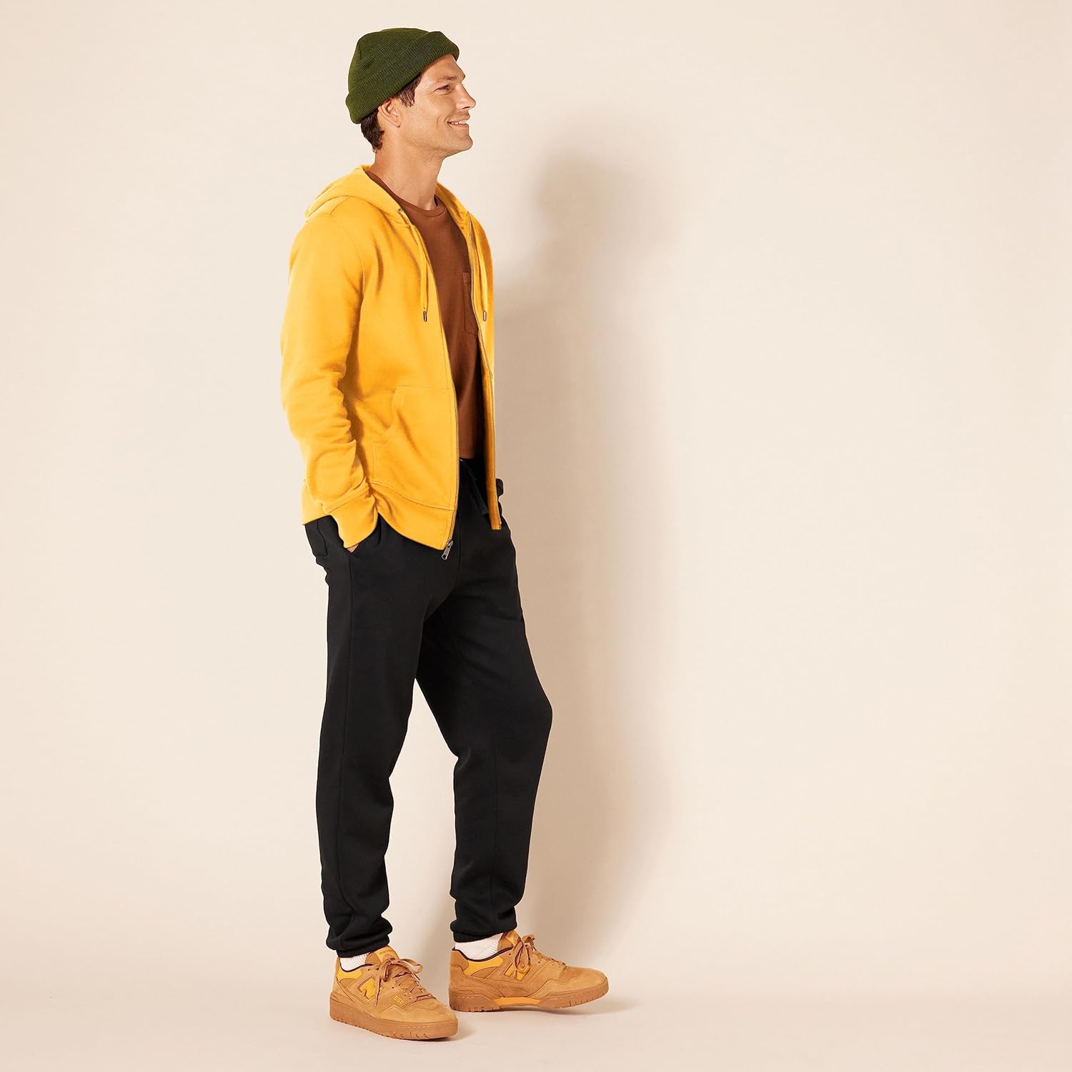 Thumbnail 3 de Amazon Essentials Herren Fleece-Kapuzenpulli mit durchgehendem Reißverschluss (Big & Tall)