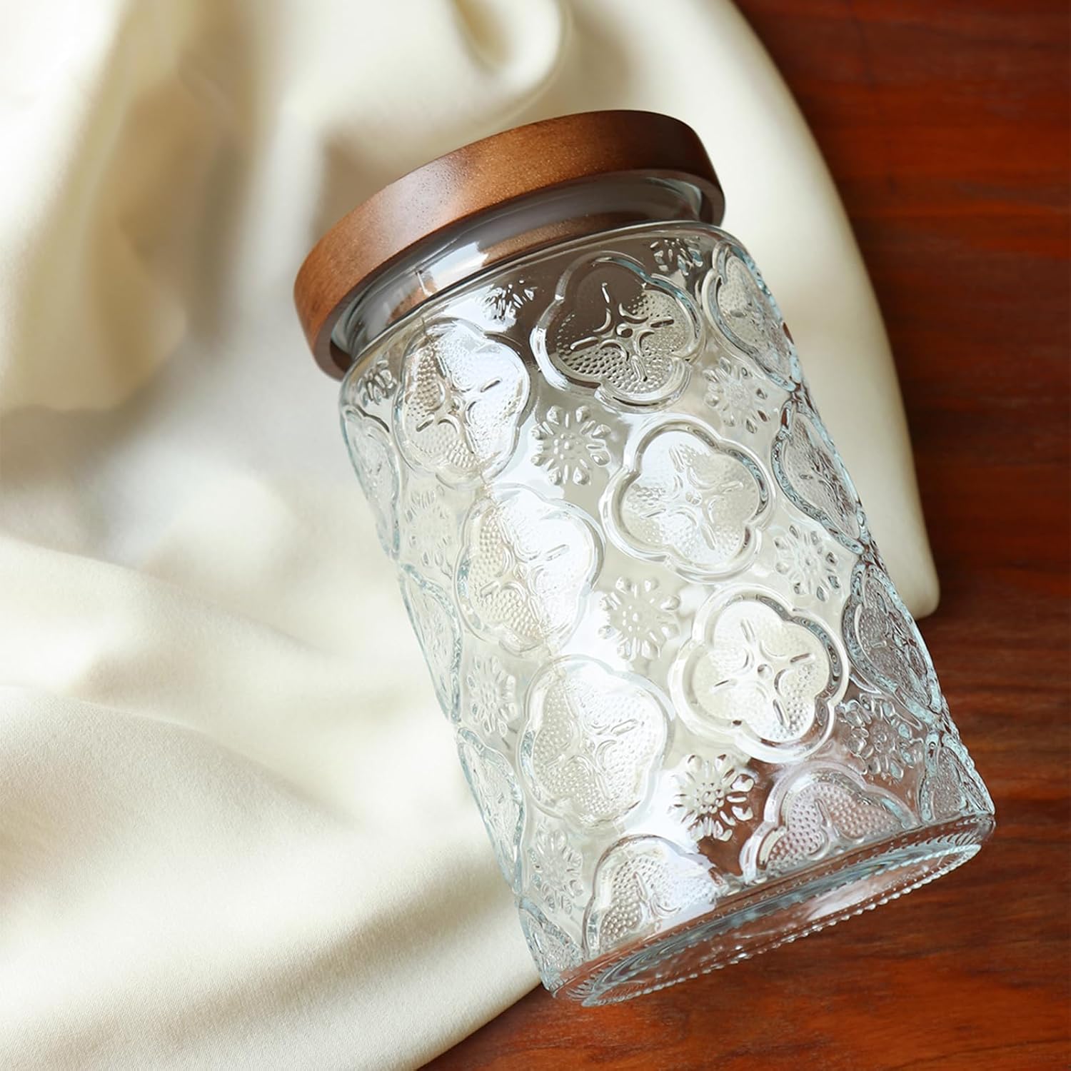 Thumbnail 6 de Adodeen 32oz vintage glass storage jars