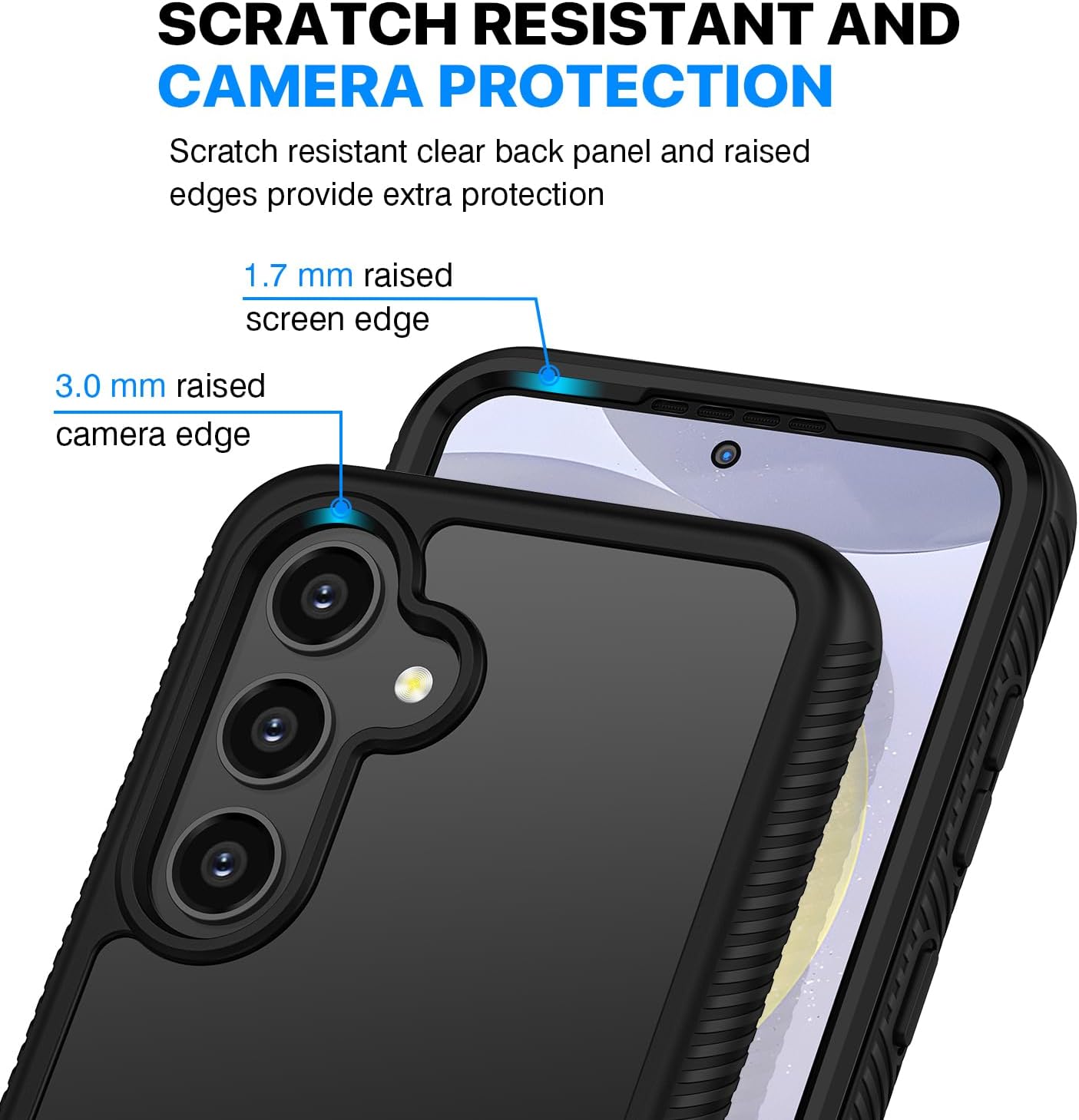 Thumbnail 2 de CENHUFO Built-in Screen Protector Case for Samsung Galaxy S24 5G – 360° Rugged Clear Cover