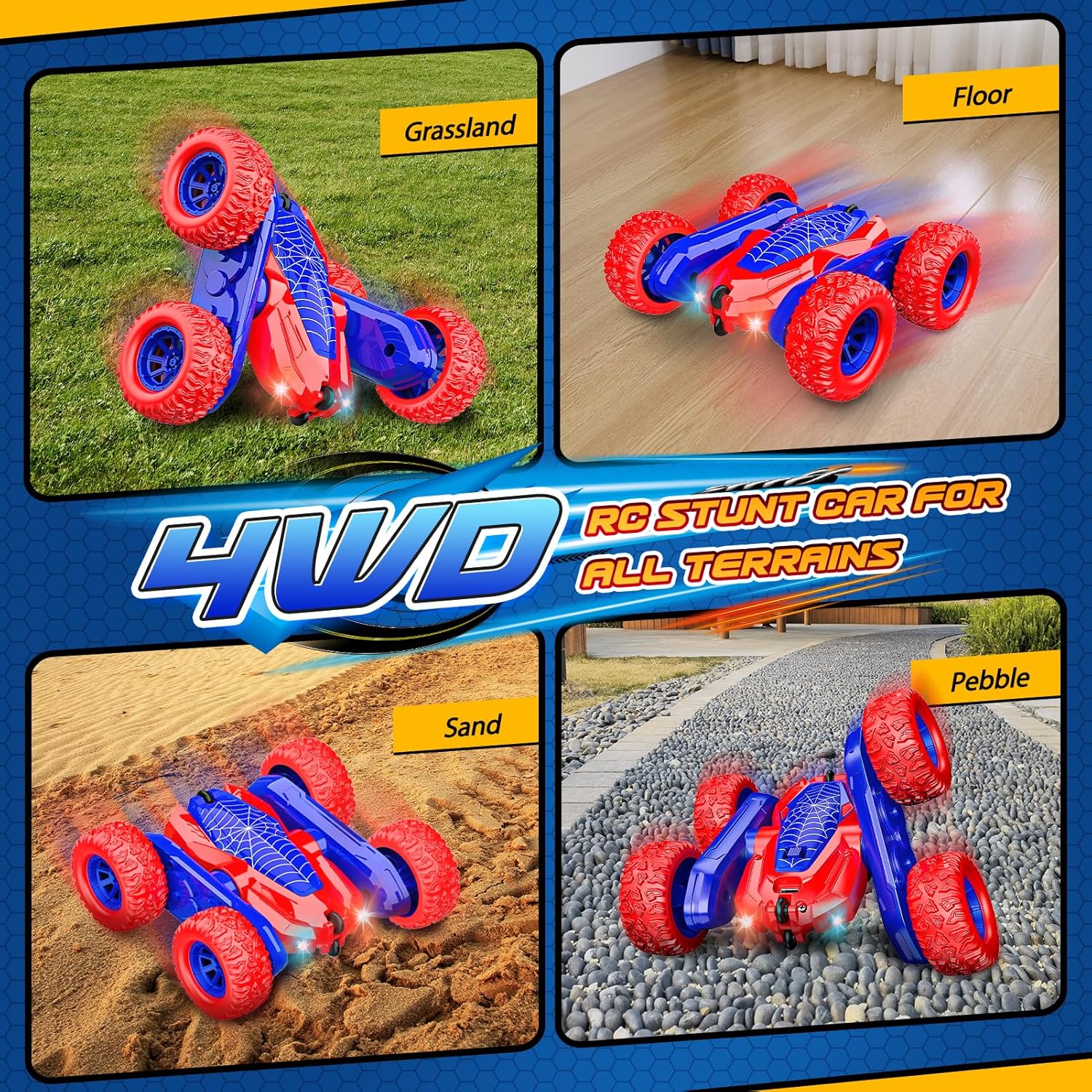 Detalle 2 de 360° Flips 4WD RC Stunt Car for Kids