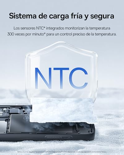Detalle 2 de Baseus FC11 Powerbank 45W 20000mAh con 2 cables USB-C Integrados