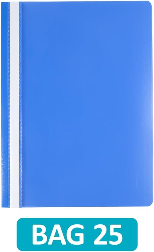 Detalle de Hamelin A4 Blue Polypropylene Project Folders, Pack of 25