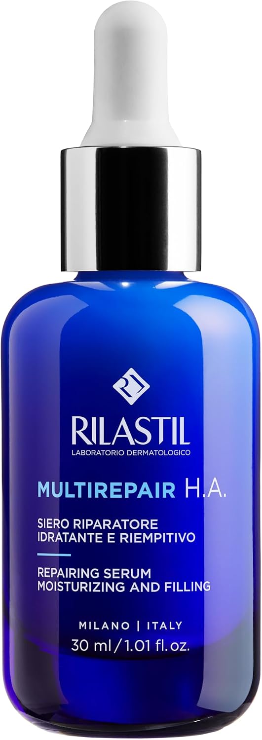 Detalle de Rilastil Multirepair H.A. Siero Detox Viso: detossinante, antiossidante e riparatore per tutti i tipi di pelle (30 ml)