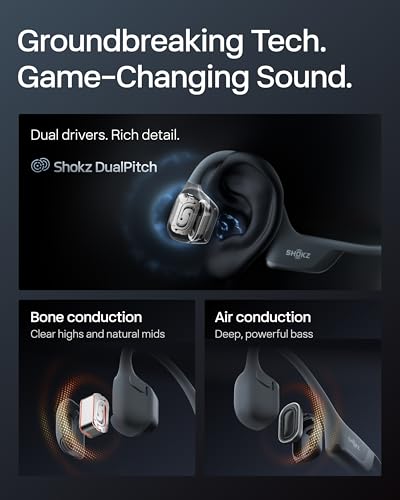 Thumbnail 4 de SHOKZ OpenRun Pro 2 Bone Conduction Bluetooth Headphones — Black