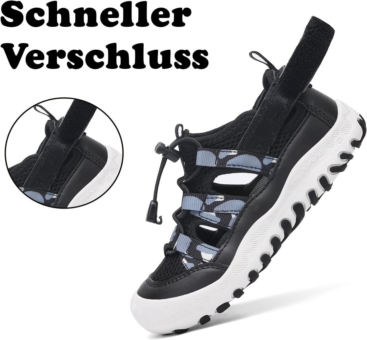 Thumbnail 3 de Mishansha Geschlossene Jungen Sandalen – Atmungsaktiv, leicht an- und auszuziehen, ideales Outdoor-Sommermodell (Gr. 24–38)