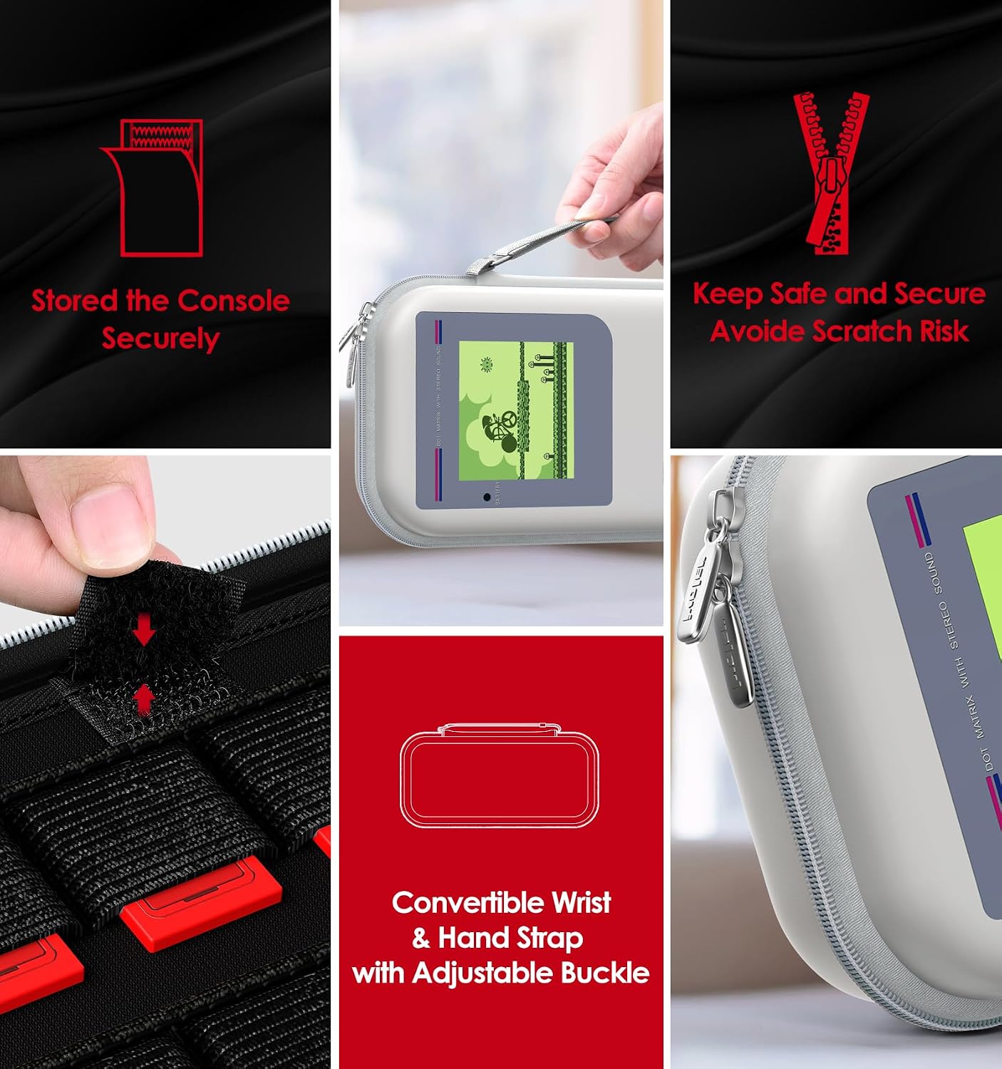 Thumbnail 5 de ivoler Switch 2-RetroShell DMG Carrying Case for Nintendo Switch 2, EVA Shell