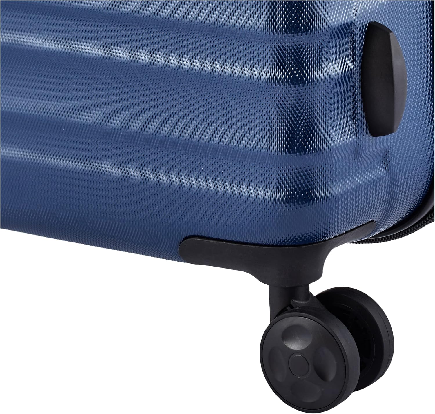 Detalle 2 de Amazon Basics Hard Shell Small Suitcase (55cm) – Expandable ABS, Navy Blue
