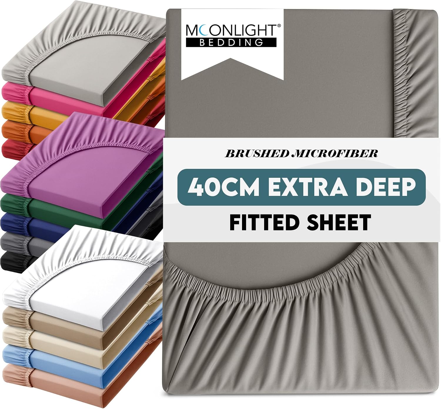 Detalle 2 de Moonlight Bedding King Size 40 cm deep fitted