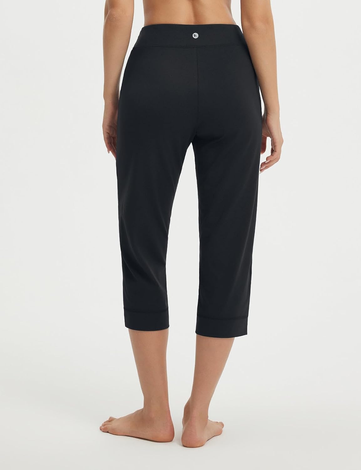 Detalle 2 de Baleaf Women's Capri Pants: High Waisted, Straight-Leg Yoga Capris with Pockets (21")