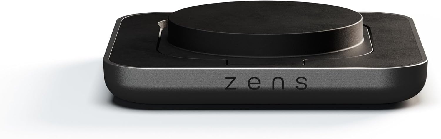 Detalle de Zens Nightstand Magnetic Wireless Charger Pro 2 (2026) – Chargeur sans Fil 15 W MagSafe/Qi2, 30 W, blanc