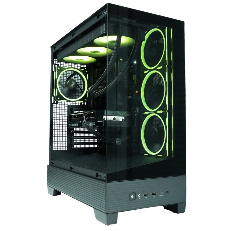 Detalle de Epical-Q Corua Evo: Ryzen 7 5800X, 32 GB, 1 TB NVMe, RX 9060XT 16 GB, Windows 11 Pro