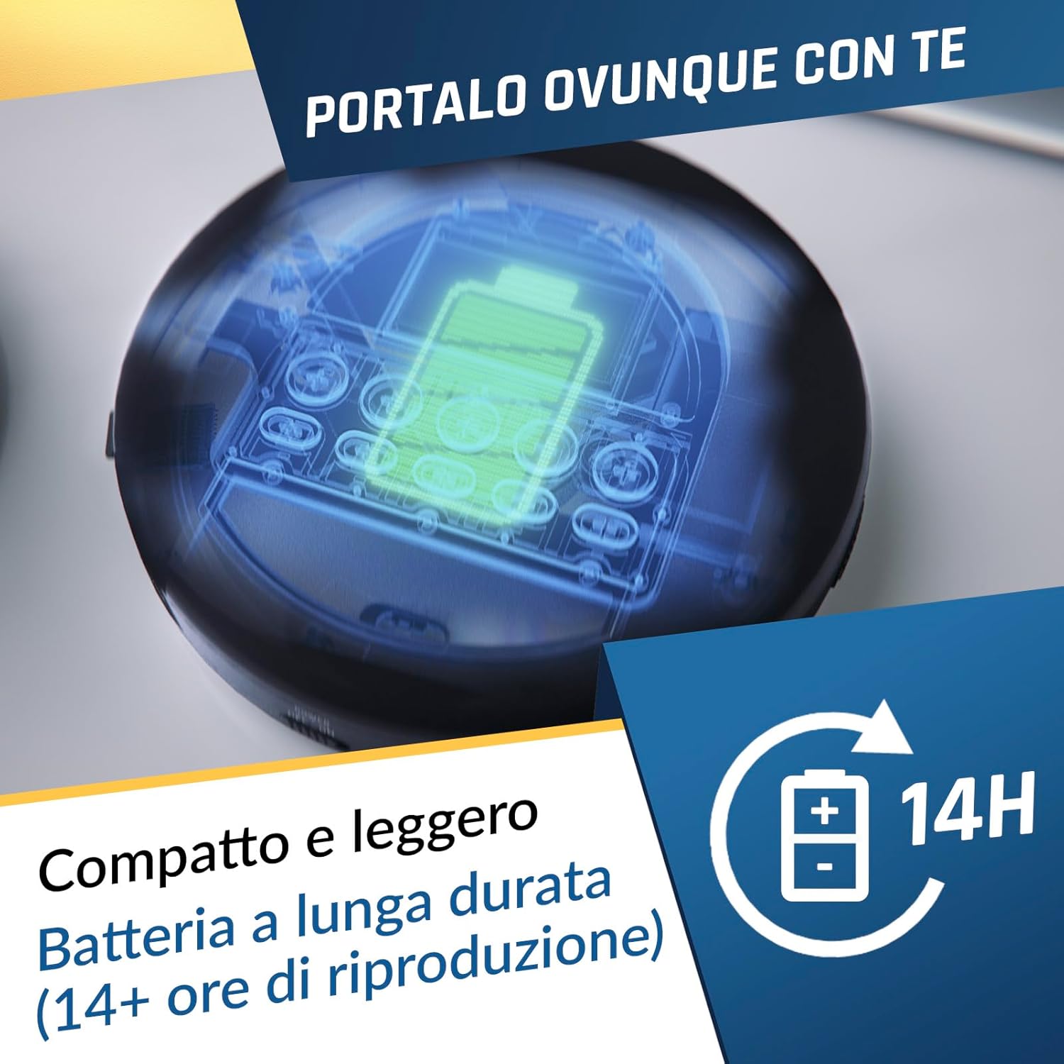 Thumbnail 4 de KLIM Nomad lettore CD portatile