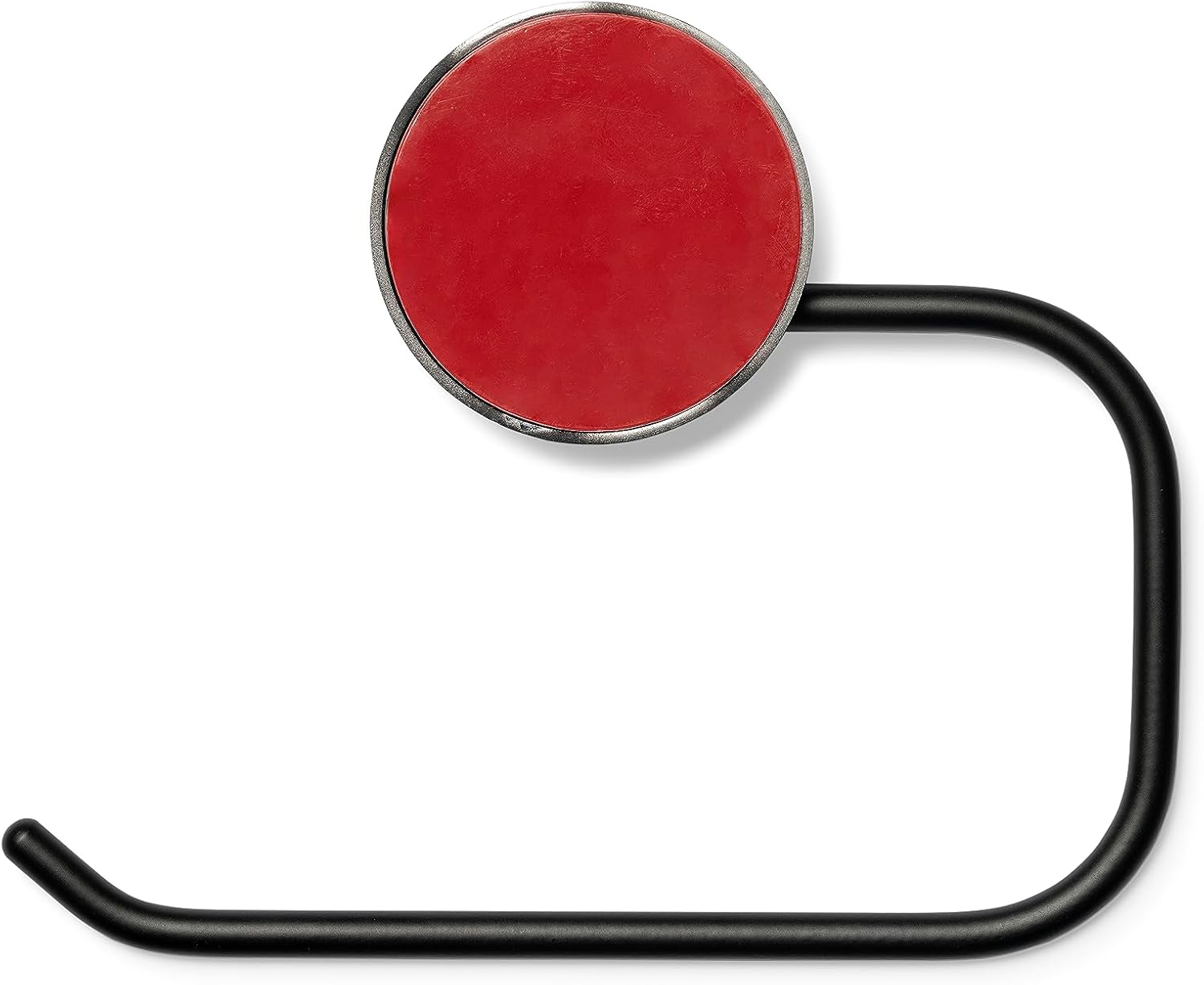 Thumbnail 6 de Croydex Stick 'n' Lock Black Toilet Roll Holder