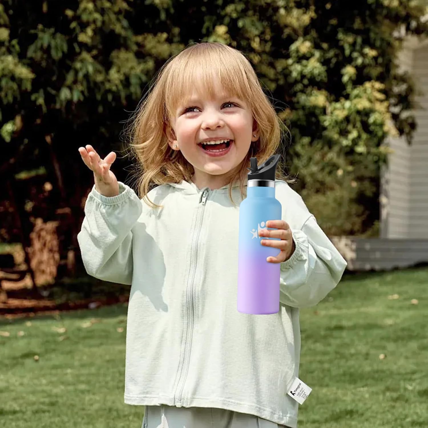 Thumbnail 1 de HoneyHolly Botella Agua 500ml Niños y Adultos Sin BPA 💧