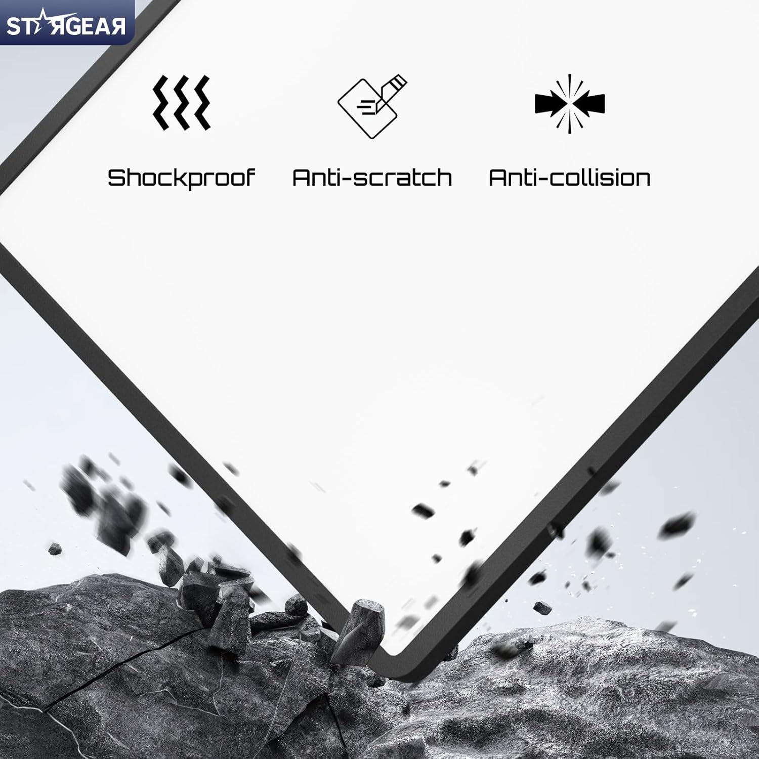 Detalle de STARGEAR Starlink Mini Case – Liquid Silicone Protective Cover with Black Sticker