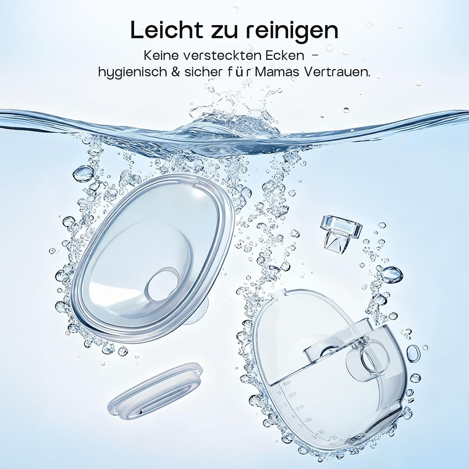 Thumbnail 6 de Milchpumpe Elektrisch, Tragbar Doppel-Milchpumpen – Handsfree, 4 Modi, 12 Stufen, BPA-frei, leise & leicht (2 Stück, 19/21/24 mm Trichter) – Ideal für neue Mamas