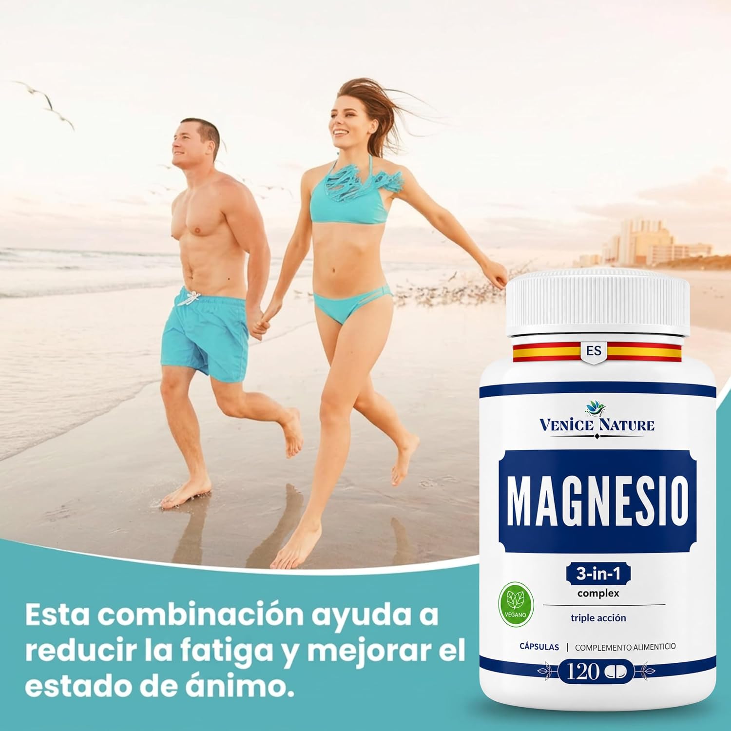 Thumbnail 5 de Venice Nature Magnesium Complex 🌿 120 Cápsulas Veganas