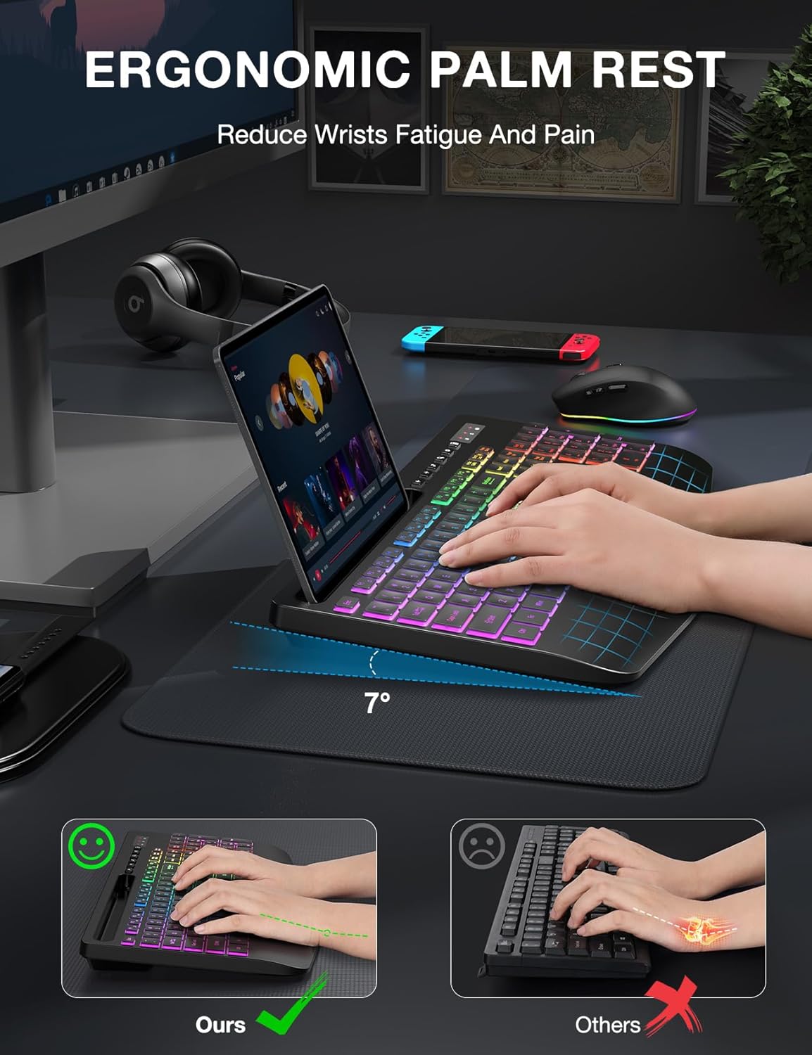 Detalle de Wireless Keyboard and Mouse Combo 2.4G 🖱