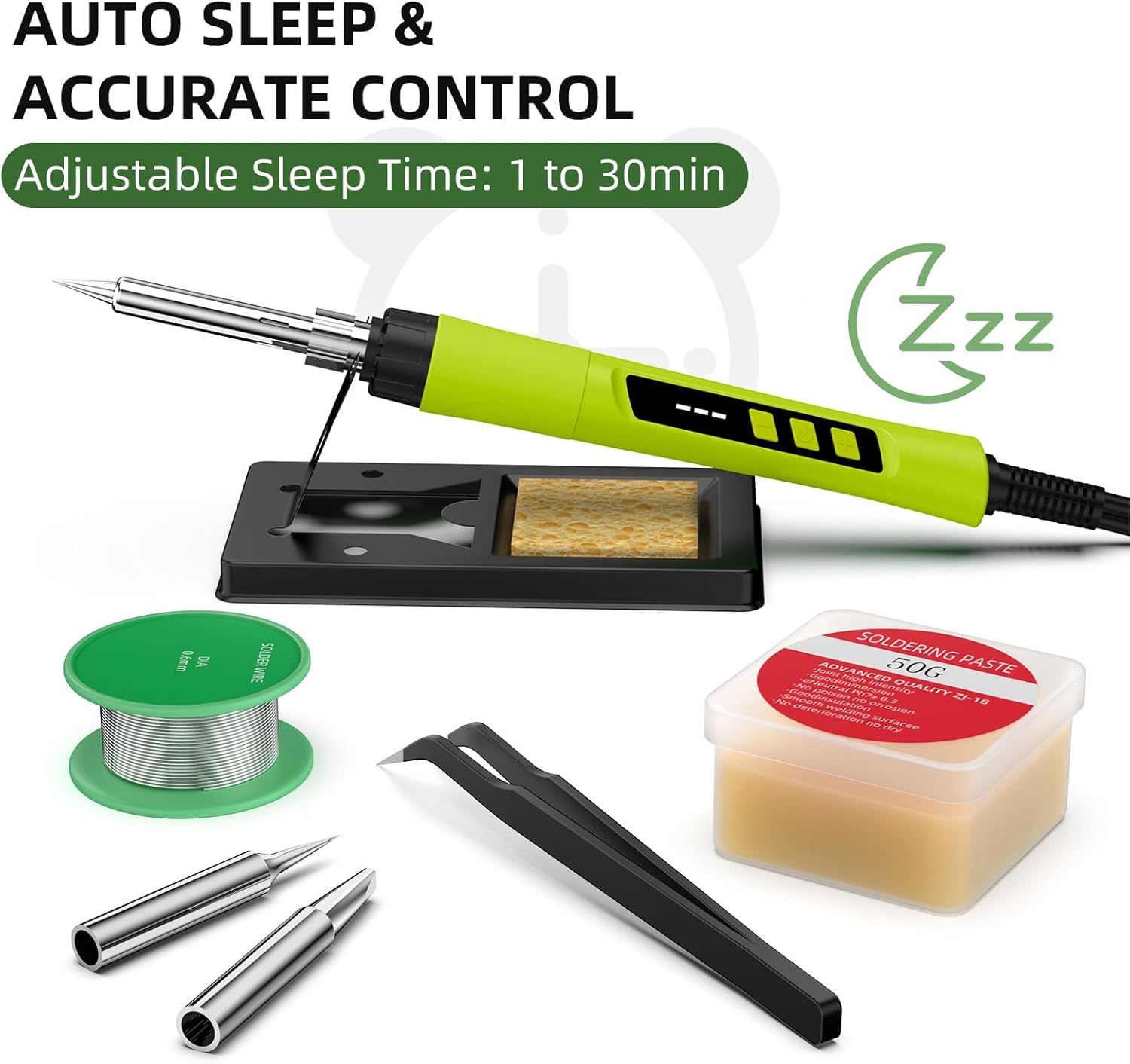 Thumbnail 4 de 190W Soldering Gun Kit 110V, Adjustable 356–932°F 🔧