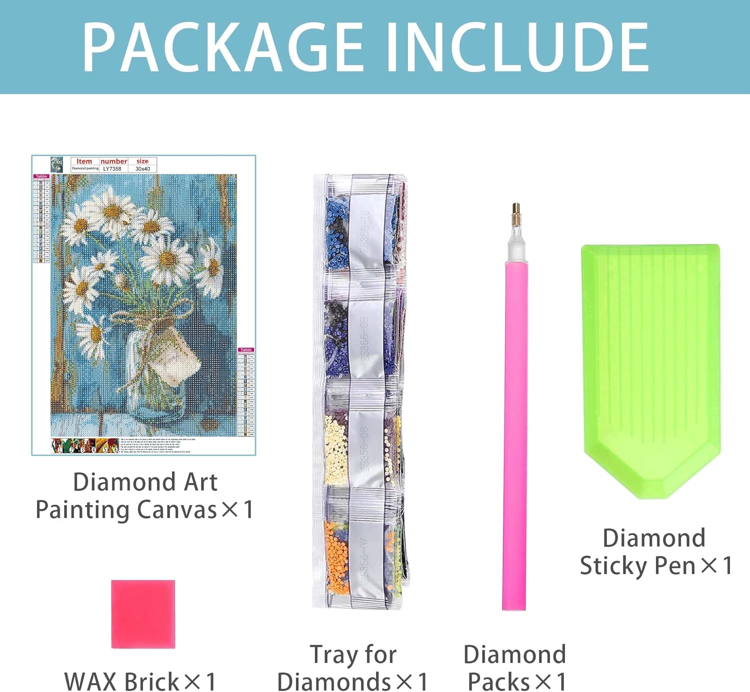 Thumbnail 5 de VAIIEYO Hummingbird 12x12 inch diamond painting kit 🎨