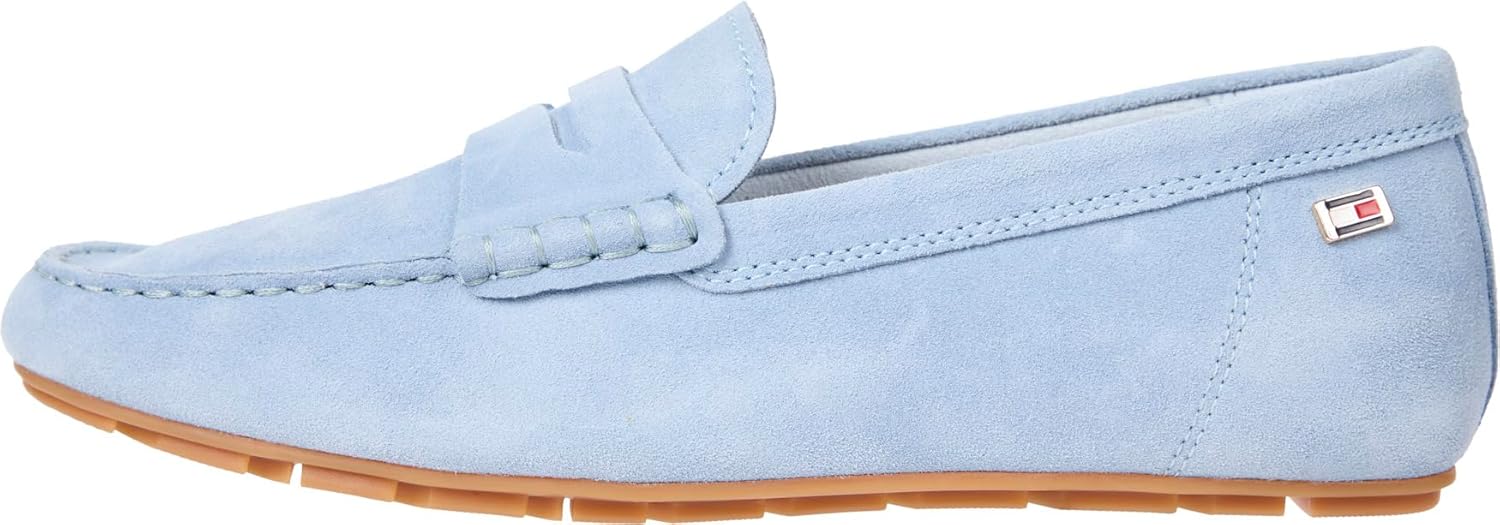 Thumbnail 6 de Tommy Hilfiger Damen Driver Schuh Flag Soft Suede Loafer – Elegant