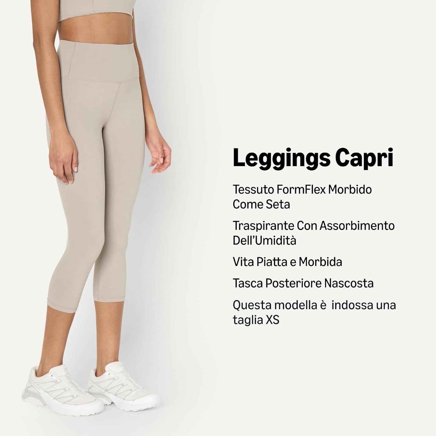 Thumbnail 3 de Amazon Essentials Leggings Yoga FormFlex Capri da Donna – vita alta, tessuto ultramorbido e gestione del calore