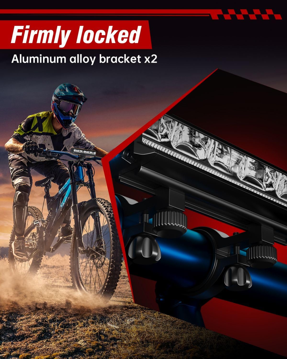 Thumbnail 5 de POSUGEAR Luci bicicletta LED ricaricabili anteriore e posteriore