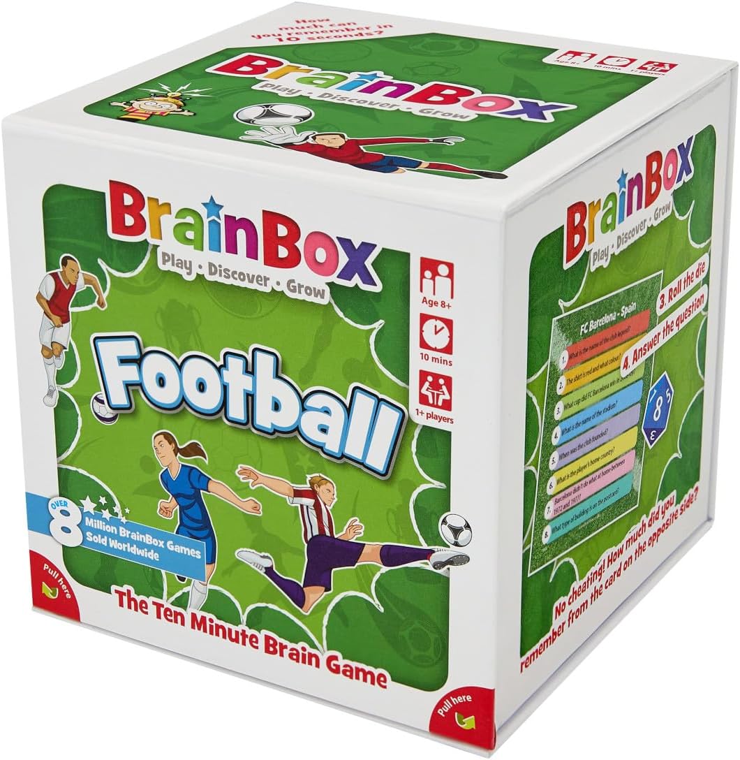 Detalle 2 de Asmodee BrainBox Football 55 cards