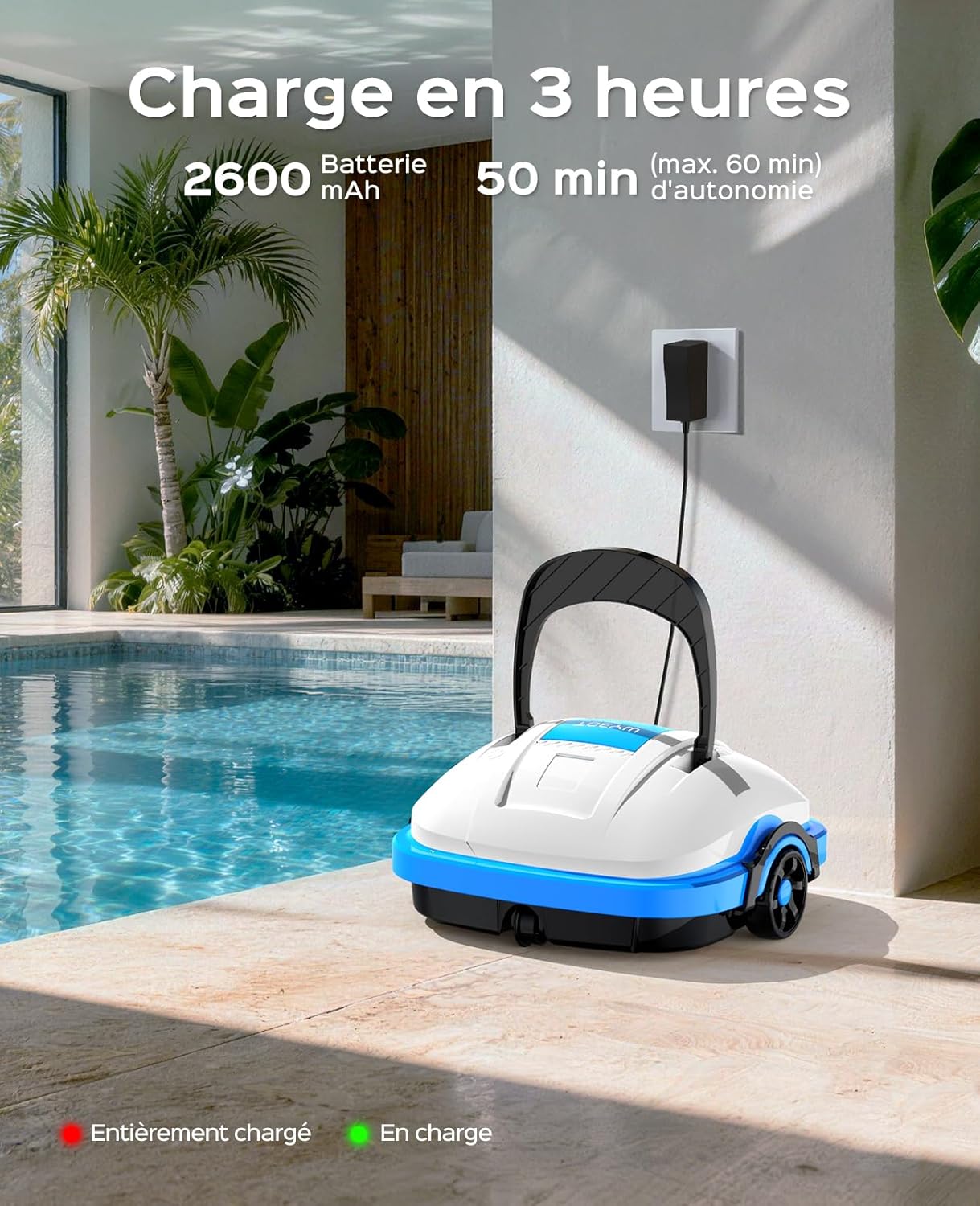 Thumbnail 6 de WYBOT Osprey 200 — Robot Piscine sans Fil pour Piscines Hors Sol jusqu’à 50 m²