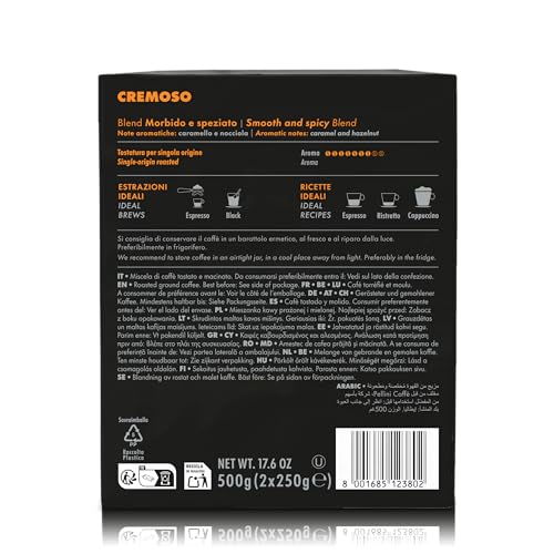 Thumbnail 7 de Pellini Espresso Gusto Bar N° 46 Cremoso – Due confezioni da 250 g, miscela macinato per espresso