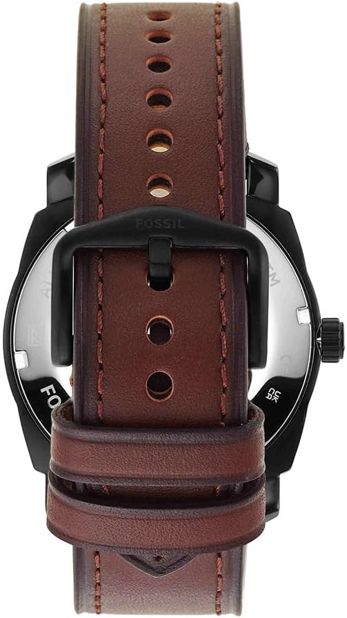 Thumbnail 2 de Fossil Machine Herrenuhr (Quarz, 3 Zeiger, Datum) mit Edelstahl- oder Lederarmband